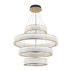 Large Crystal Chandeliers Luxury Circular Ceiling Light