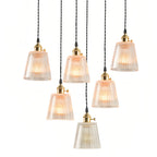 Clear Glass Pendant Lights Nordic Minimalist Brass Ceiling Light