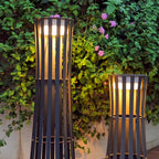 Outdoor Black Lanterns Featuring a Unique Silhouette Chic Light