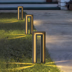Outdoor Arch LED Solar Lawn Lights  Modern Minimalist Style