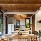 Rattan Pendant Light Fixtures Wabi-Sabi Creative Ceiling Light