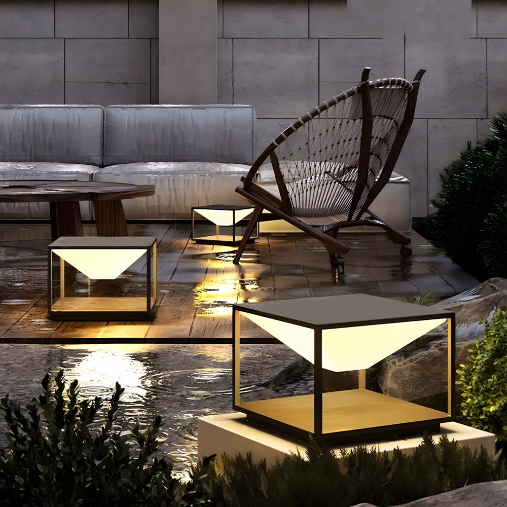 Square Pillar Light  Stainless Steel Waterproof