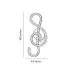 Musical Note Wall Light Modern LED Decoration Light