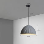 Artistic Dome Modern Pendant Lighting Metal Resin Ceiling Room
