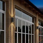 Narrow Beam Wall Sconce Modern Dual-Beam Waterproof Outdoor Light