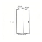 Narrow Beam Wall Sconce Modern Dual-Beam Waterproof Outdoor Light