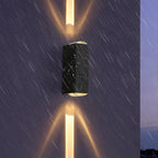 Narrow Beam Wall Sconce Modern Dual-Beam Waterproof Outdoor Light
