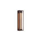 Outdoor Sconces Black Waterproof Linear Wall Light