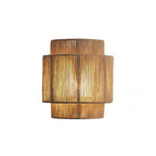 Japanese Wall Sconce Light Wabi Sabi Hemp Rope Wall Lamp
