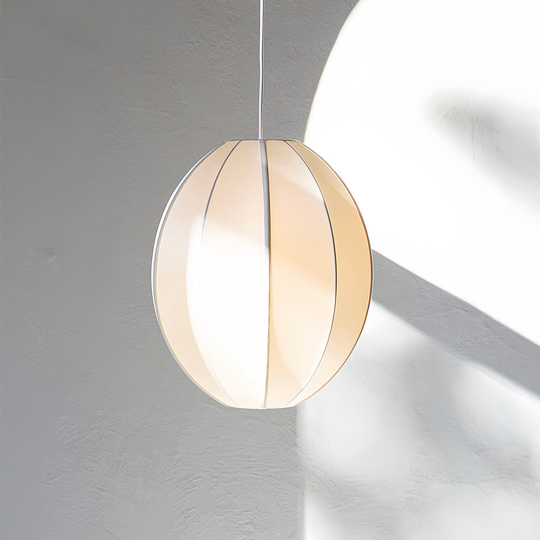 Fabric Shade Pendant Light Nordic Vintage Lantern Ceiling Light