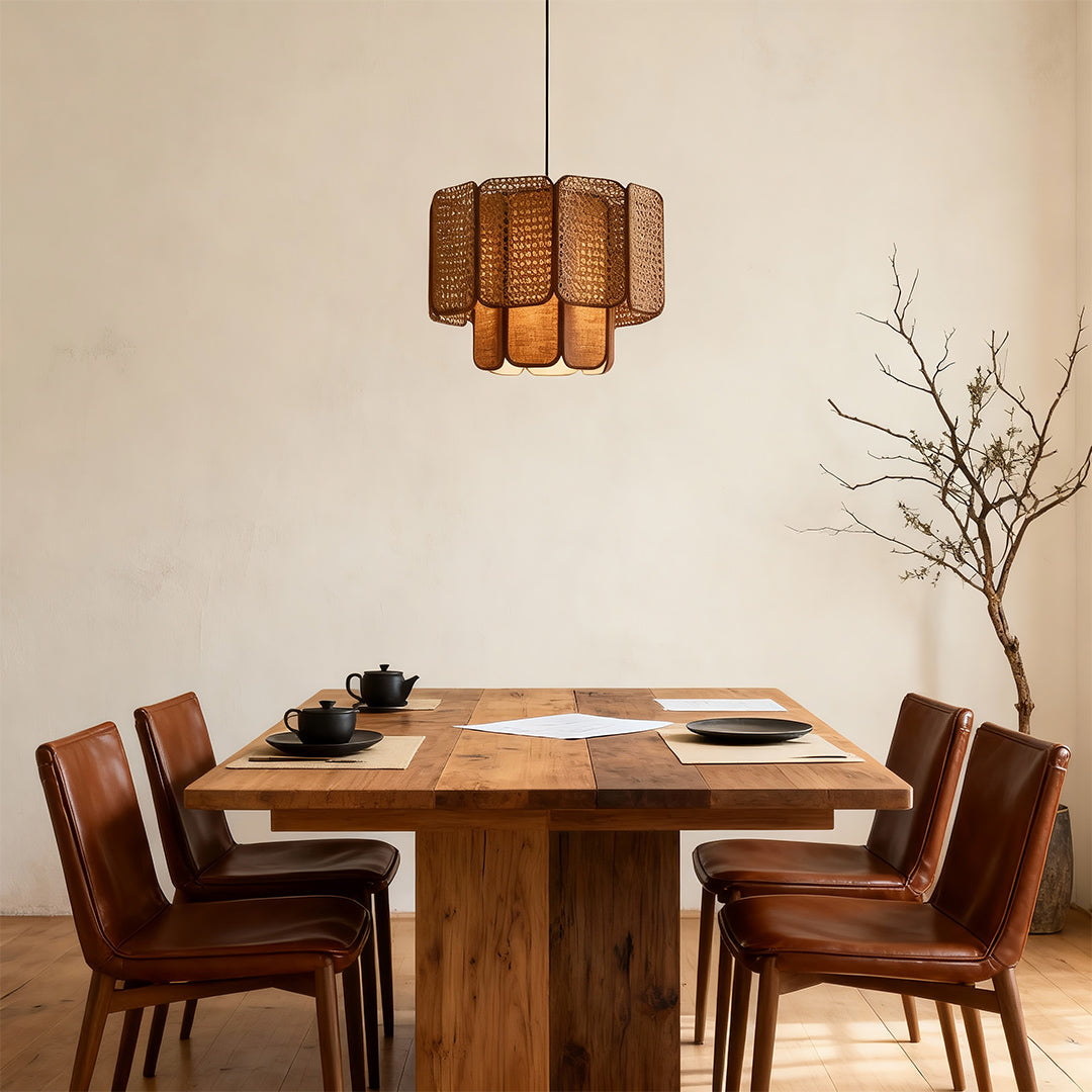 Bamboo Pendant Lights Japanese Zen Rattan Ceiling Light