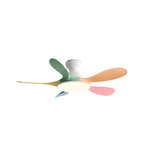 5 Blade Ceiling Fan with Light Abs Blades Metal Body Fan Light
