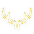 Neon Antlers Party Decoration Personalized LED Sign with Dimmer