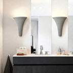 Night Wall Light Cement Up Lighting Minimalist Cement Body Lamp