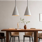 Nordic Style Pendant Light White Adjustable Ceiling Light
