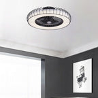 Nordic Invisible Fan Bladeless Stepless Dimming Integrated Ceiling Fan Lamp
