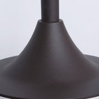 Minimalist Nordic Arc Arm LED Lawn Lamp Durable Outdoor Post Lighting