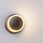 Nordic Minimalist LED Rotatable Round Wall Lights for Living Room Dining Room Cafe