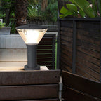 Versatile Round LED Nordic Outdoor Lighting - Wall or Post Lighting