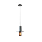 Nordic Minimalist Retro Industrial Cement & Mesh LED Pendant Light