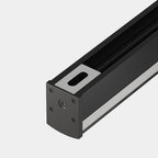 Modern Linear Wall Sconce Black Aluminum Ambient Lamp
