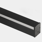 Modern Linear Wall Sconce Black Aluminum Ambient Lamp