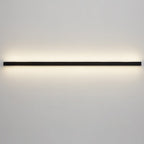 Modern Linear Wall Sconce Black Aluminum Ambient Lamp