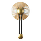 Nordic Unique Corrugated Ripple Glass Ins Aisle Bedside Decorative LED Wall Lamp