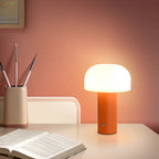 Novelty Table Lamps Iron Base and Rotomolded Mushroom Shade Lamp