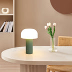 Novelty Table Lamps Iron Base and Rotomolded Mushroom Shade Lamp