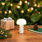 Novelty Table Lamps Iron Base and Rotomolded Mushroom Shade Lamp