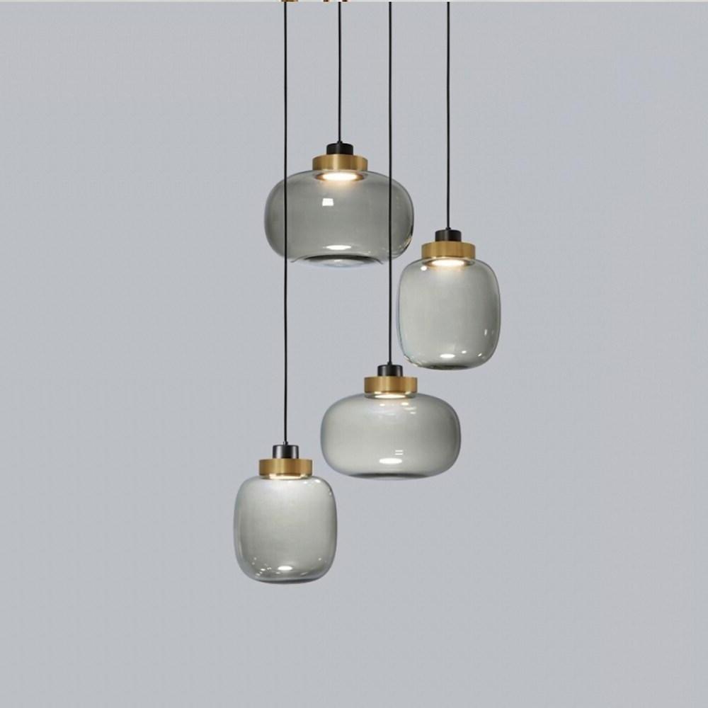 Round Globe LED Nordic Glass Pendant Light Hanging Lamp