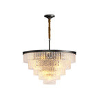 Modern Forms Chandelier Minimalist Full-Copper Luxury Ceiling Light