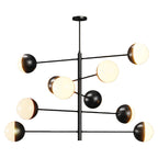 Globe Light Chandelier Modern Solid Copper Ceiling Light