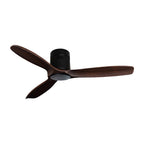 Wood Ceiling Fans with Light Modern 3-Blade Fandelier Ceiling Fans
