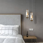 Long Oval Glass LED Nordic Pendant Lighting Hanging Lamp Ceiling Lights