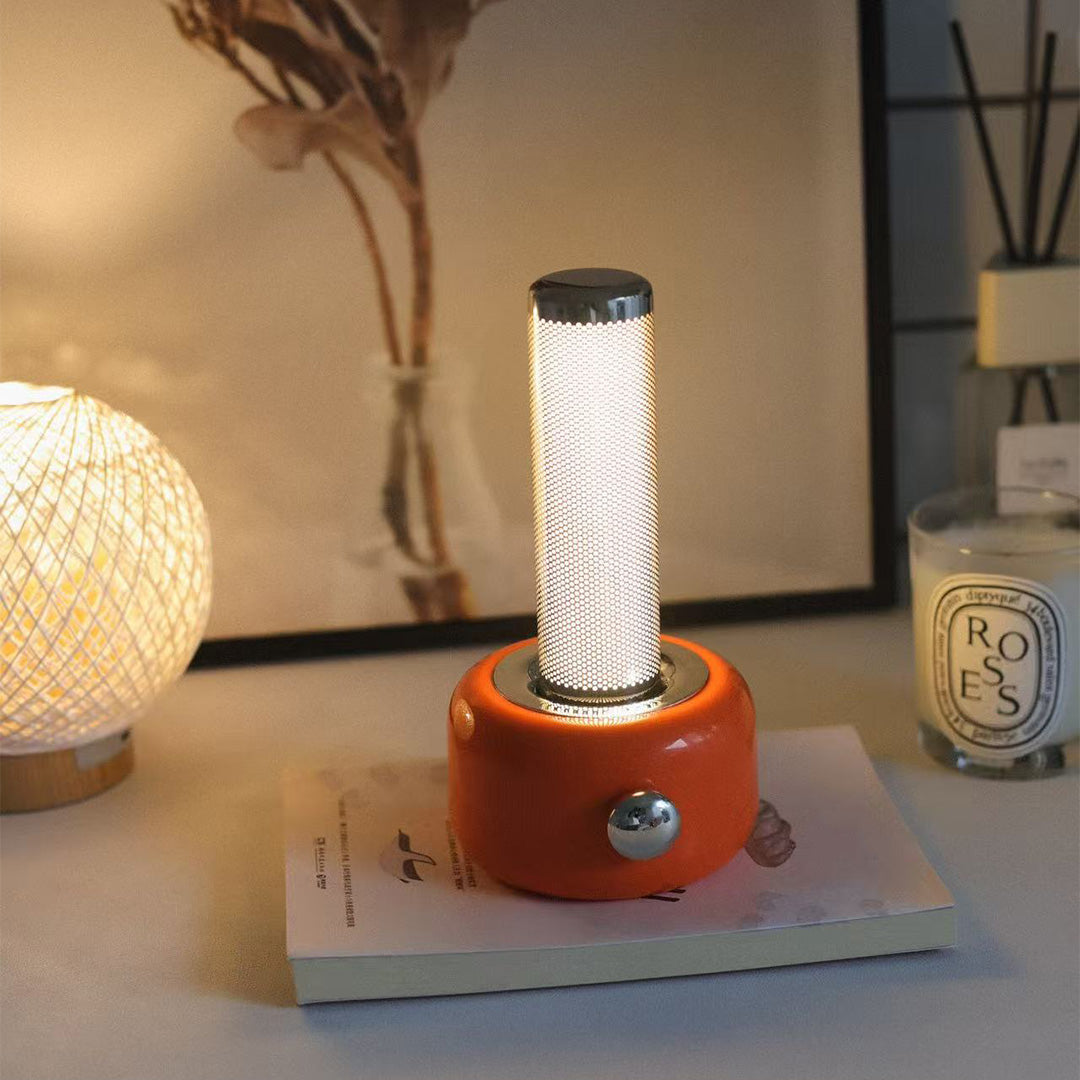 Metal Ambient Table Lighting Audio RGB  Minimalist  Sleek Lamp