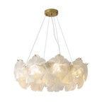Glass Garland Chandelier Lights French Wreath Luxury Ceiling Light