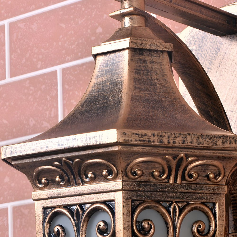 Antique Art Deco Wall Sconces Outdoor Retro Wall-Mounted Lamp