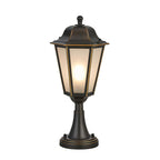 Light for Pillar Outdoor Hexagonal Modern Creative Retro Lamp