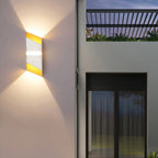 Square Tube LED  Up And Down Outdoor Wall Lights