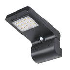 Outdoor Black LED Solar Wall Lights