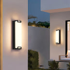 Outdoor Wall Sconce Black Modern Minimalist Waterproof Lamp