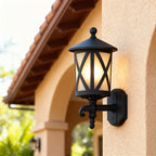 Outdoor Black Wall Light European Style Outdoor Waterproof Aluminum