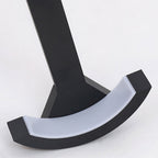 Fan-Shaped LED Lawn Pole Lamp with Motion Sensor Outdoor Landscape Lighting
