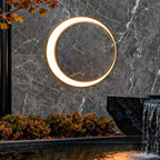 Outdoor Cylinder Wall Light Modern Moon LED Waterproof Light
