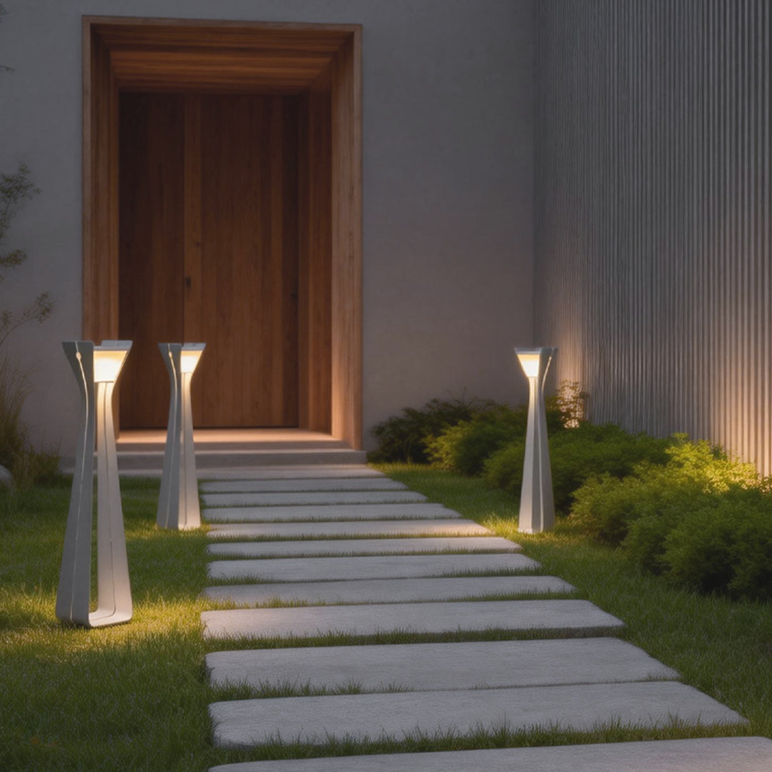 Outdoor Floor Lamps for Porches Modern Metal Path Light