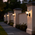 Funnel Wall Light Modern Solar Aluminum Waterproof Light