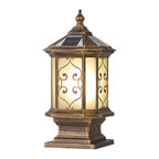 Outdoor Gate Pillar Lights European-Style Waterproof Pier Mount Lamp