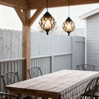 Outdoor Globe Pendant Light Aluminum Ceiling Light